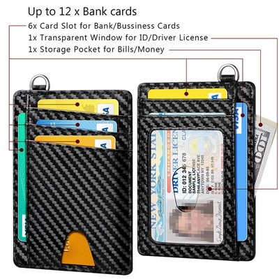 Front Pocket Wallet , RFID Blocking, Credit Card Holder