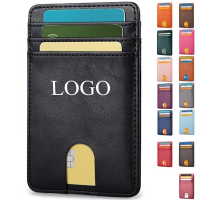 Slim Minimalist Wallet Credit Card Holder
