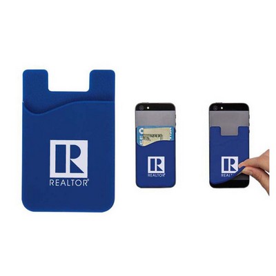 Silicone Phone Wallet with Single Pocket Holder