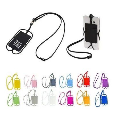 Silicone Card Holder Lanyard